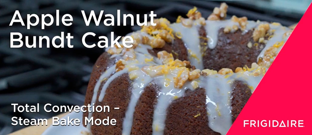 Steam Bake Apple Walnut Bundt Cake